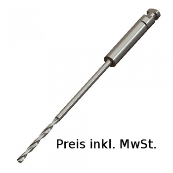 Spiralbohrer Endo 1,0 mm lang